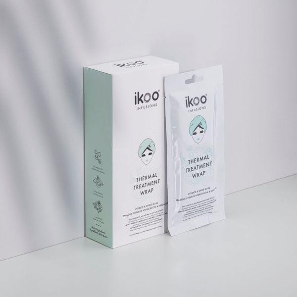 Термальна маска-шапочка ikoo Thermal Treatment Wrap &ndash; "Зволоження та блиск" (5 шт) 098-003-102 фото