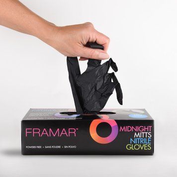 Midnight Mitts Nitrile Gloves | Рукавички нітрилові ультраміцні чорні (семпл) 90019 фото