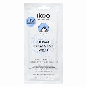 Термальна маска-шапочка ikoo Thermal Treatment Wrap - Volume & Nourish "Об'єм та живлення" (5 шт) 098-003-104 фото