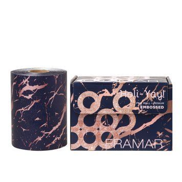 Embossed Roll Framar Holiday 2021 | Фольга в рулоні з тисненням "Золотий мармур" (98м х 12,5см). Лімітована колекція 12029 фото